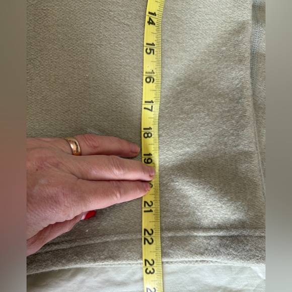 Ibex Merino Wool Olive Green Quarter-Zip Pullover Est. Small / Medium EUC - Picture 3 of 5